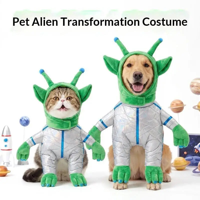 Alien Spacesuit Costume for Cats & Dogs
