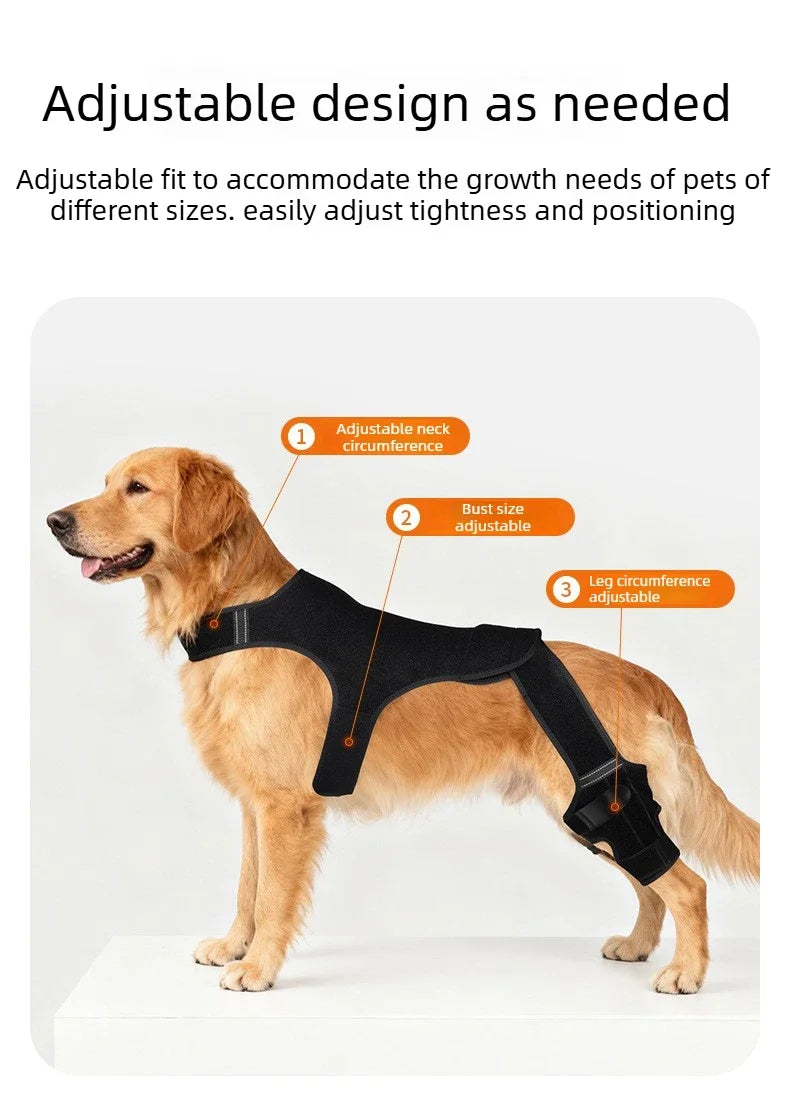 Dog Leg Wraps and Connected Paw Covers, Six Styles