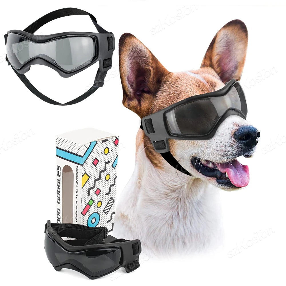 Dog Dress-Up Goggles with Adjustable Head & Chin Straps