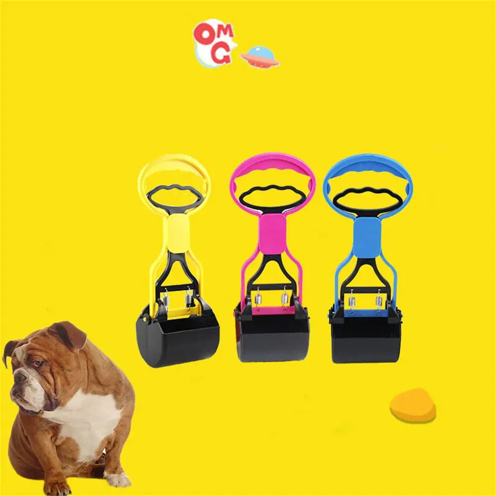 Compact Spring-Action Dog Waste Scooper
