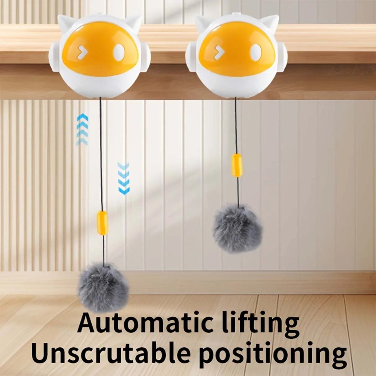 Automatic Up-and-Down Cat Toy with Table Clamp