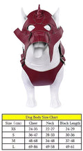 Burgundy Fantasy Armor Pet Costume with Mask