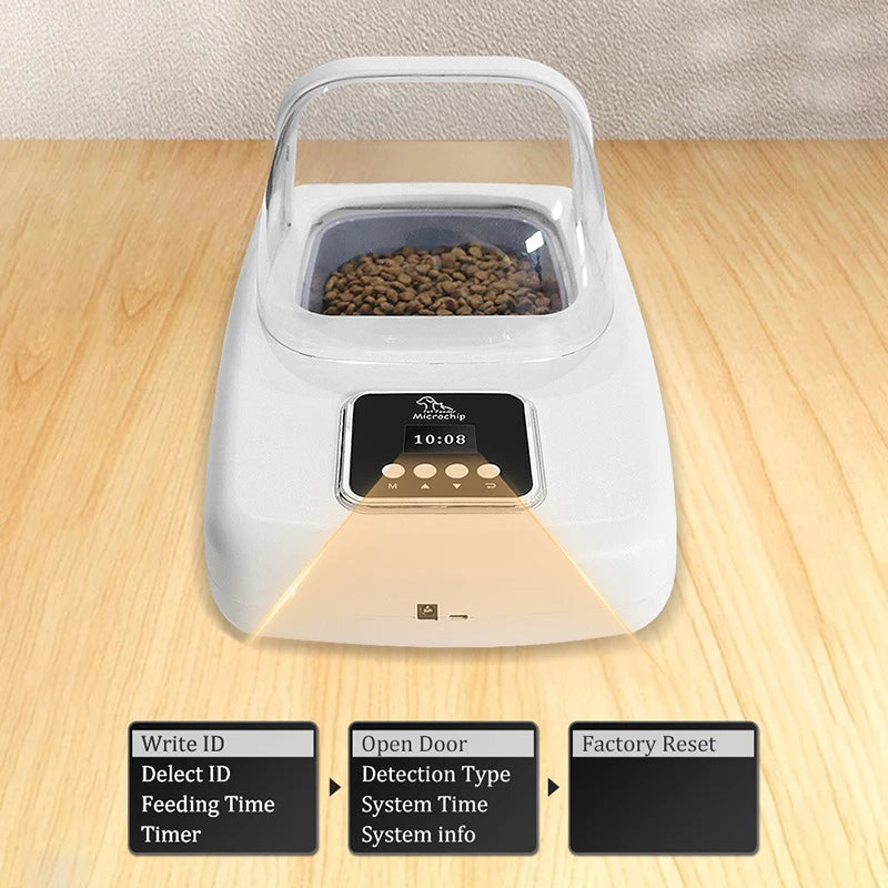 1.5L RFID Pet Feeder with Access-Control Lid