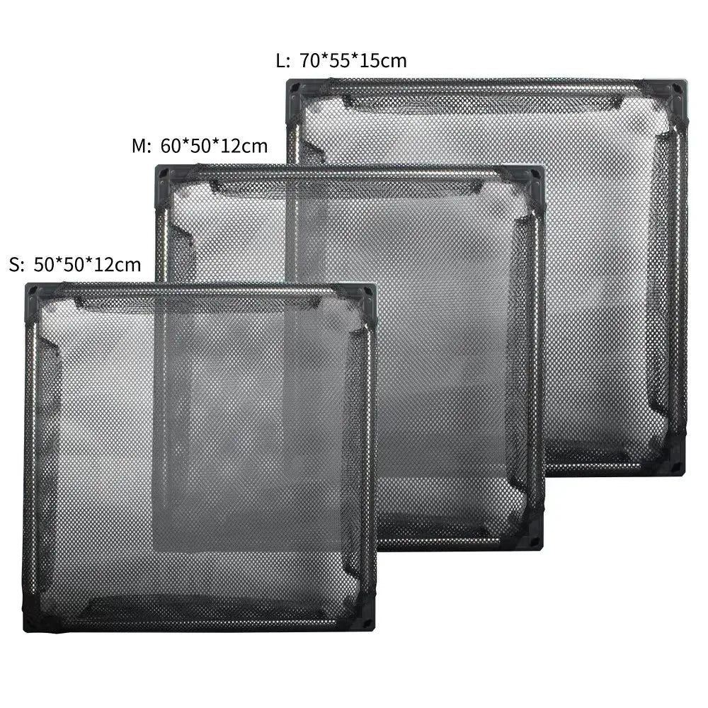 Elevated Mesh Pet Cot with Metal Frame
