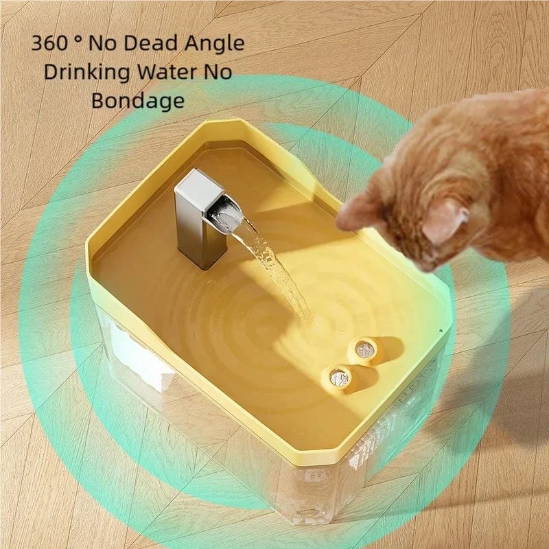 1.5L USB Pet Water Fountain with Filter & Pump
