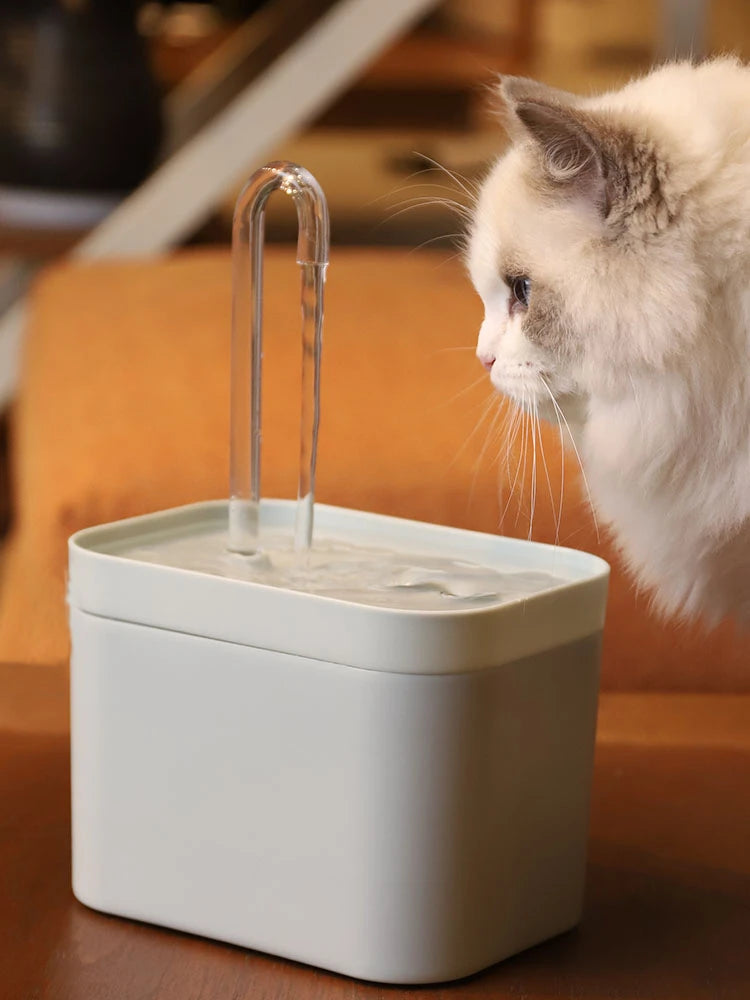 1.5L Pet Water Fountain with Adjustable Flow