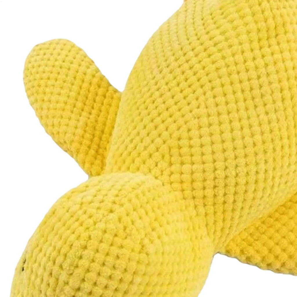 Yellow Plush Duck Dog Toy with Sound