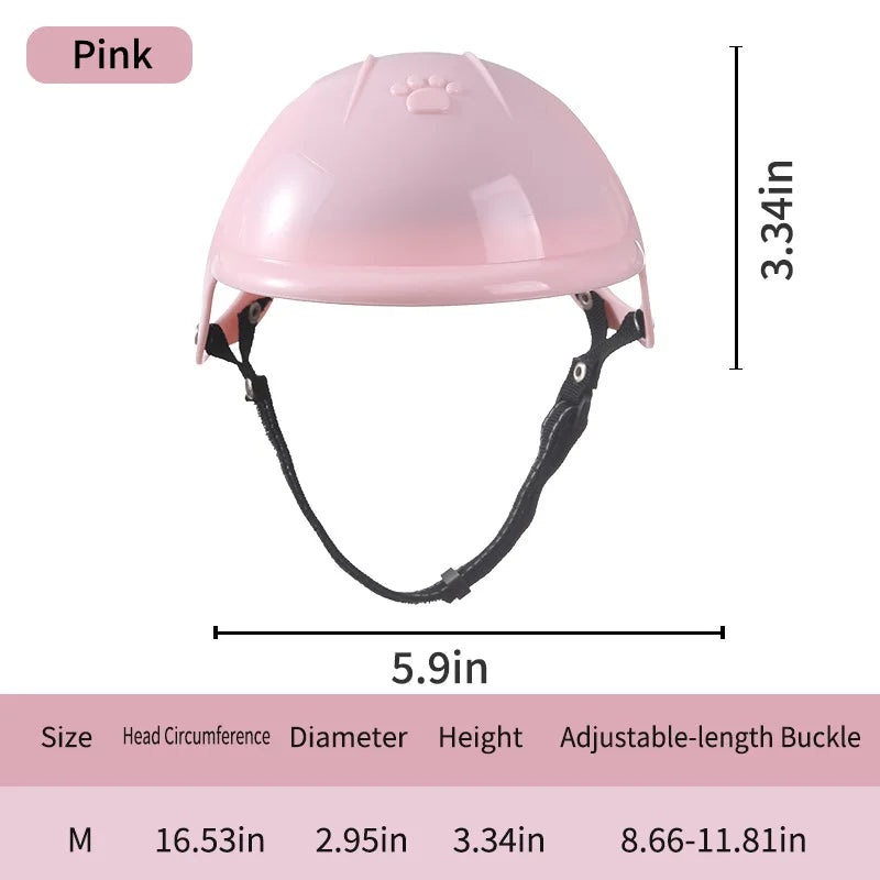 Mini Biker-Style Pet Costume Helmet