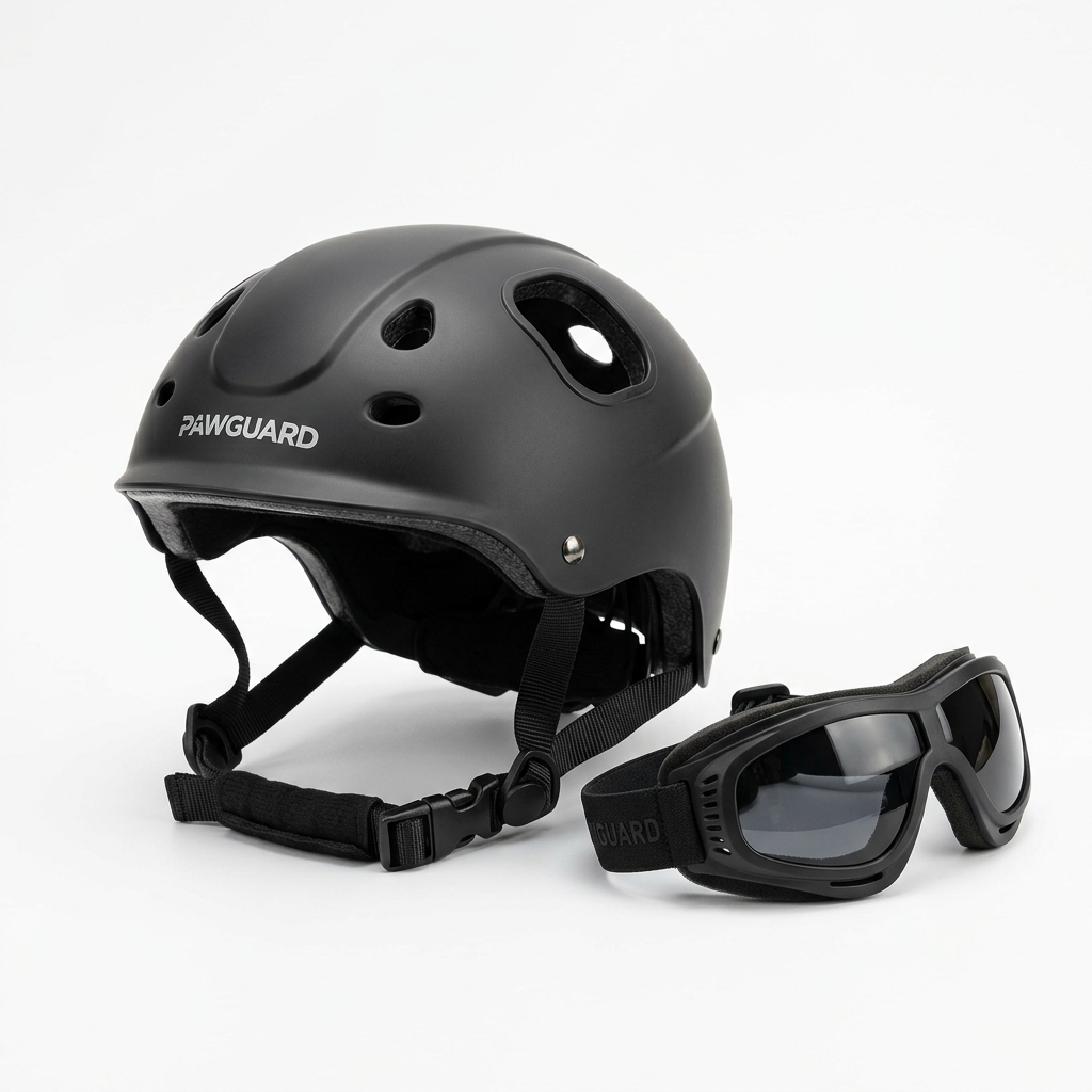 Pet Costume Helmet & Goggles Accessory